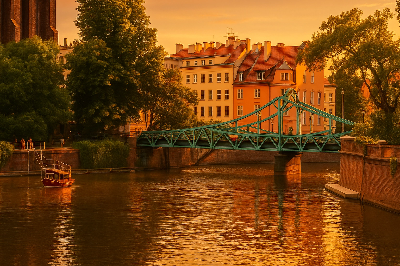 The Tumski Bridge - The Gate to the Island of Lovers
