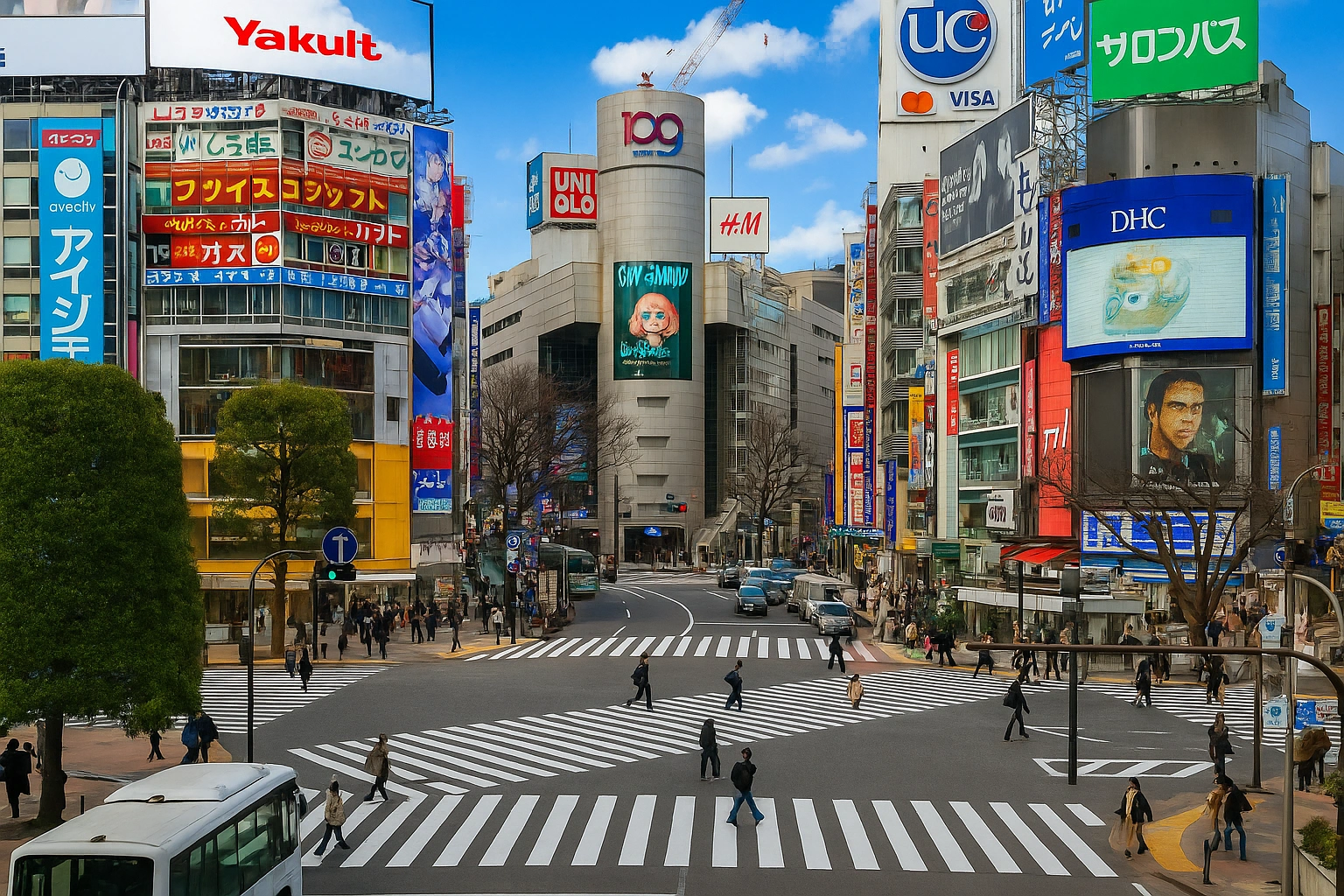 Tokyo Pulse: Shibuya Crossing and Hachiko Statue
