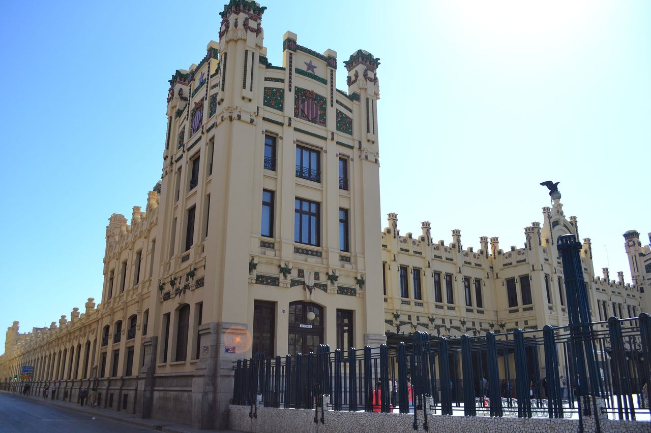North Station: Orange Art Nouveau