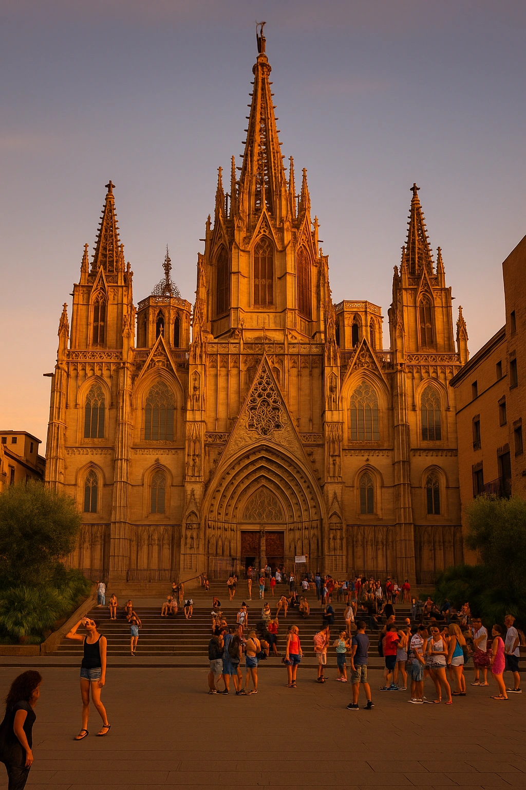 St. Eulalia's Cathedral: Gothic Crown