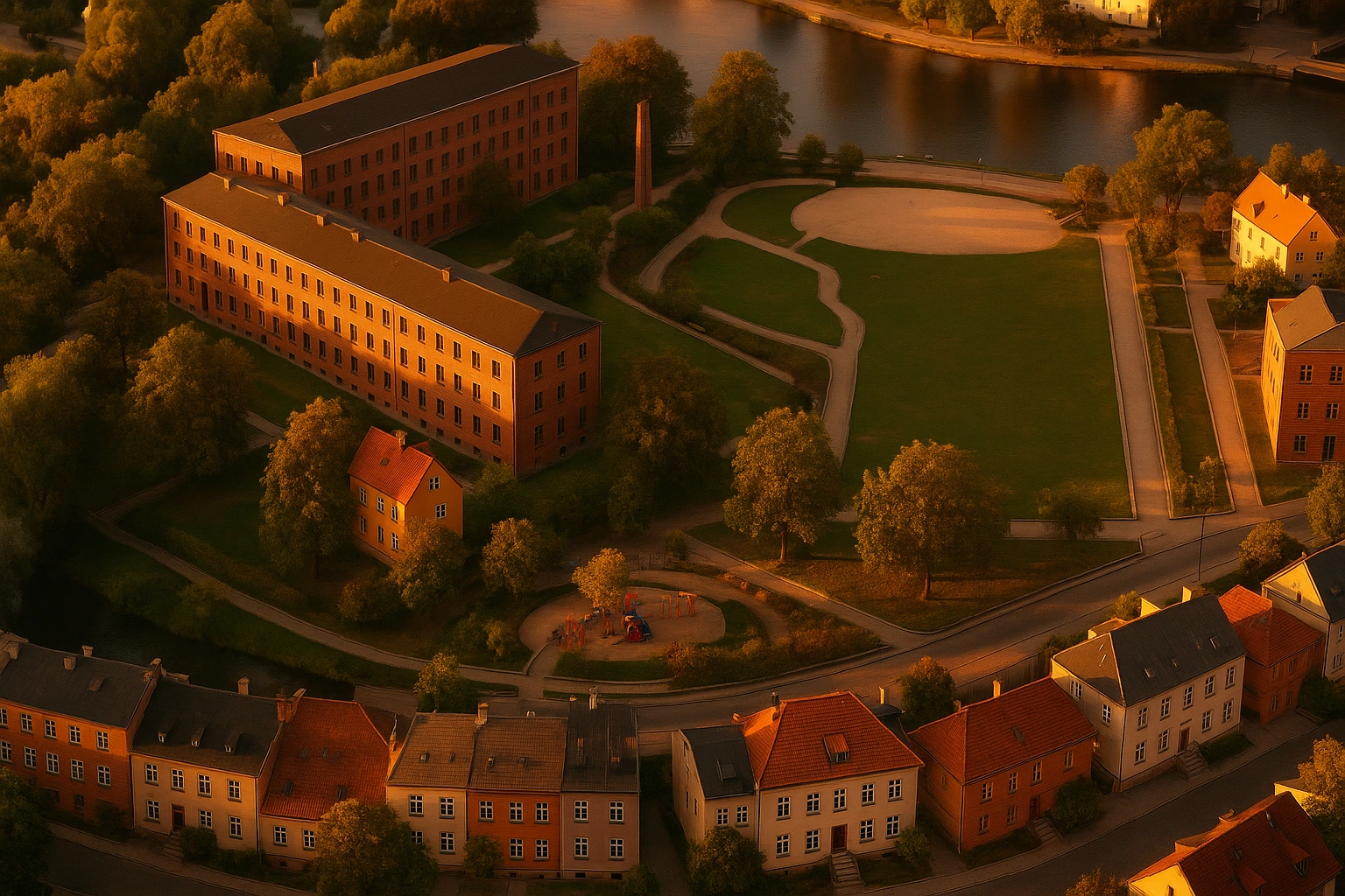 Mill Island: The Green Heart of the City