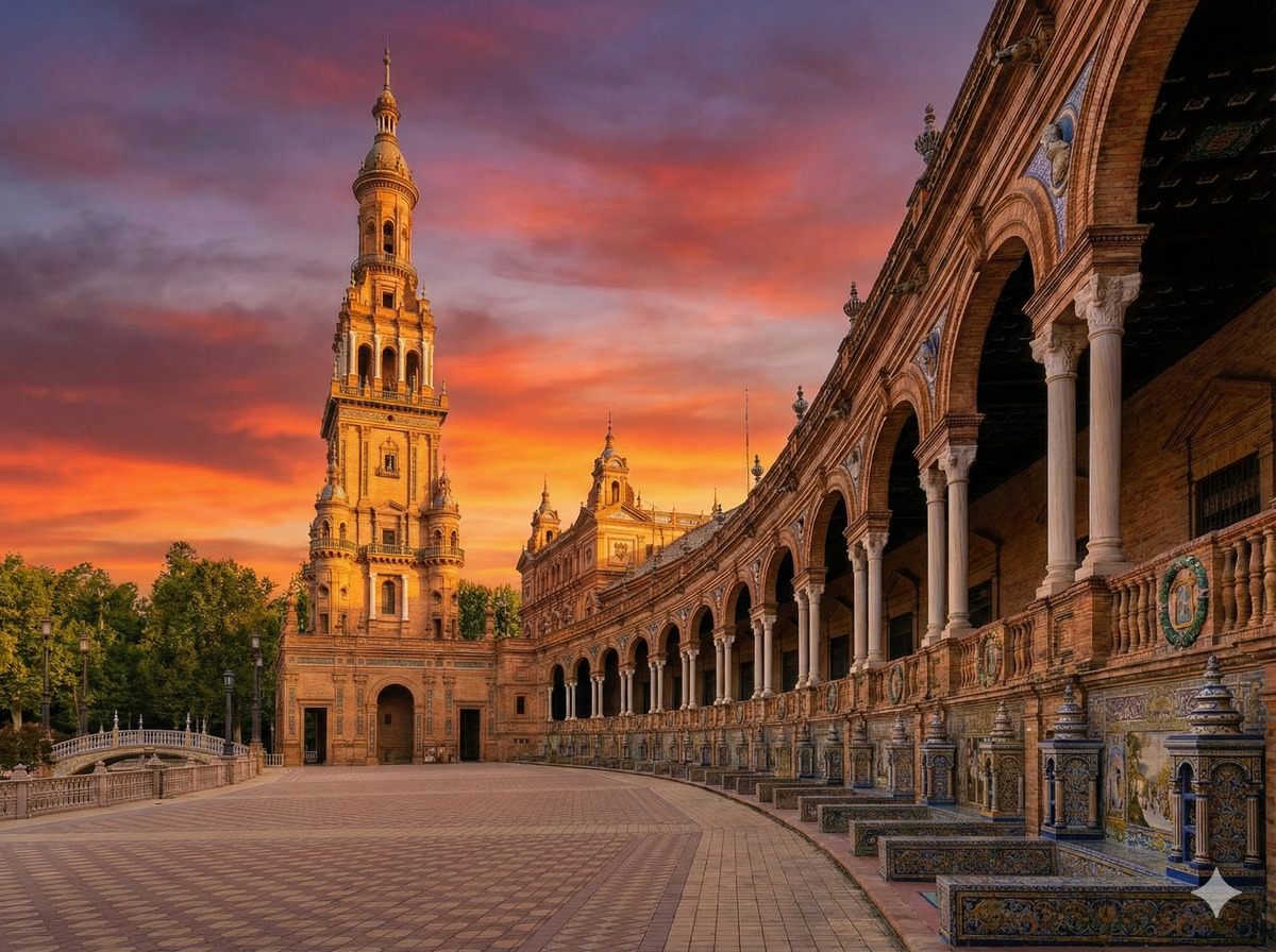 Plaza de España: The Embrace of the Empire