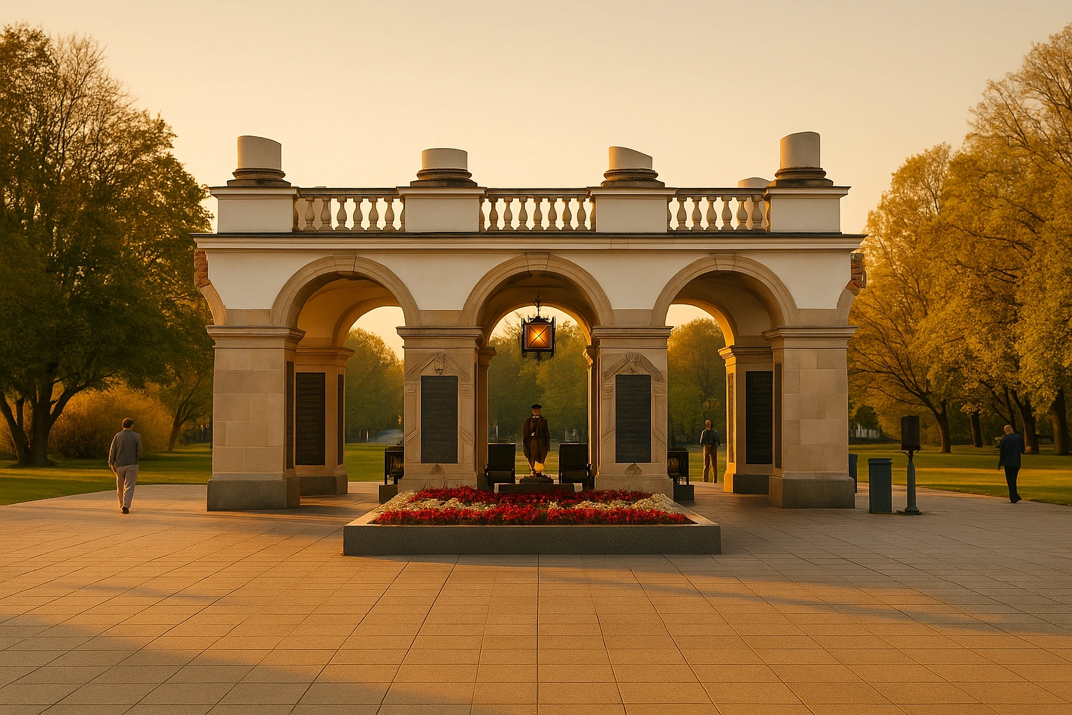 The Tomb of the Unknown Soldier and the Saxon Garden